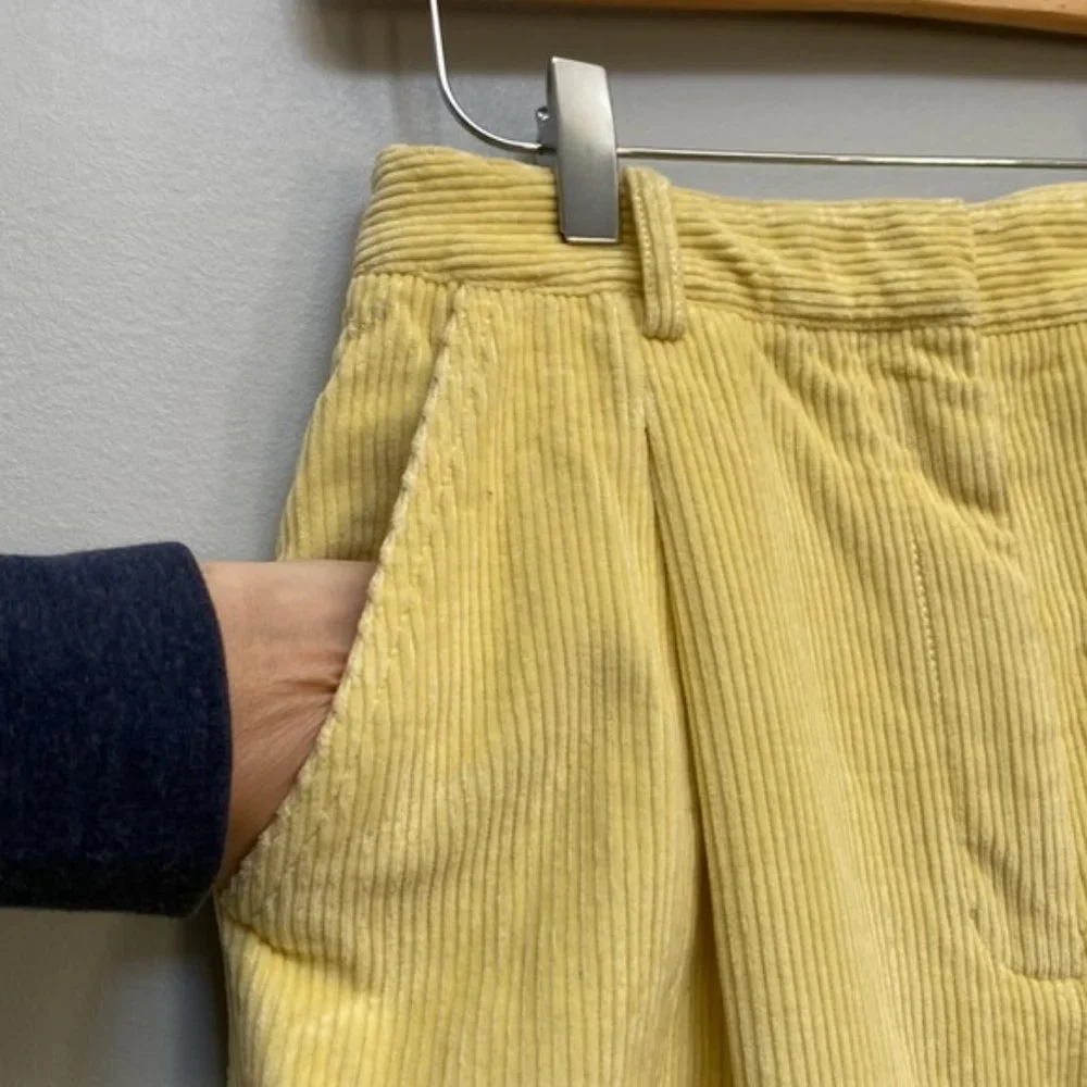 ❗️SOLD❗️Wilfred Yellow Corduroy Lennox Pants Size 6 - Picture 7 of 11